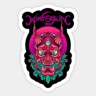 Wintersun time mask Sticker